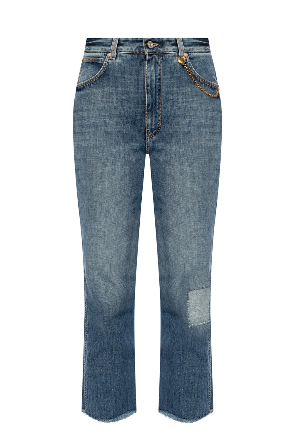 SchaferandweinerShops Japan - Blue Jeans with raw edge